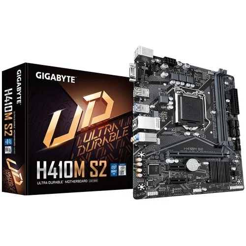 לוח אם Gigabyte H410M S2 DDR4 LGA1200 - יבואן רשמי