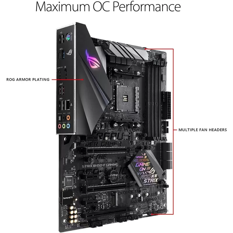 Motherboard Asus ROG STRIX B450-F GAMING DDR4 AM4 Motherboard Asus ROG STRIX B450-F GAMING DDR4 AM4
