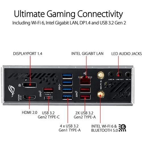 לוח אם Asus ROG Strix X570-I Gaming DDR4 AM4 לוח אם Asus ROG Strix X570-I Gaming DDR4 AM4