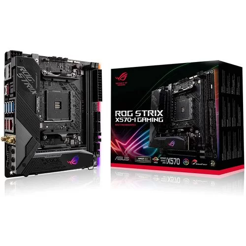 לוח אם Asus ROG Strix X570-I Gaming DDR4 AM4 לוח אם Asus ROG Strix X570-I Gaming DDR4 AM4