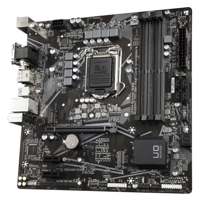 לוח אם Gigabyte B560M DS3H DDR4 LGA1200 - יבואן רשמי