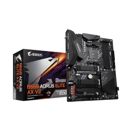 Материнская Плата Gigabyte B550 AORUS ELITE AX V2 DDR4 DIMM AM4