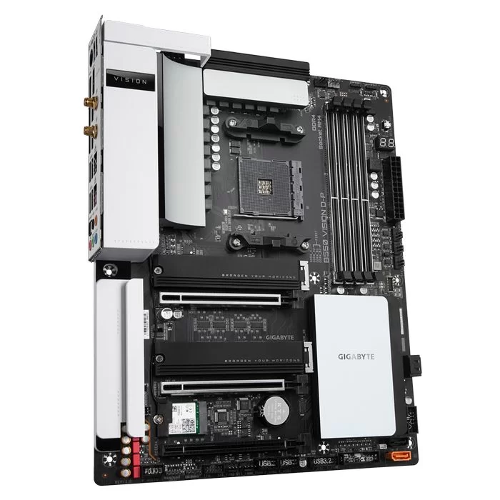 Motherboard Gigabyte B550 VISION D-P DDR4 AM4 - official importer Motherboard Gigabyte B550 VISION D-P DDR4 AM4 - official importer