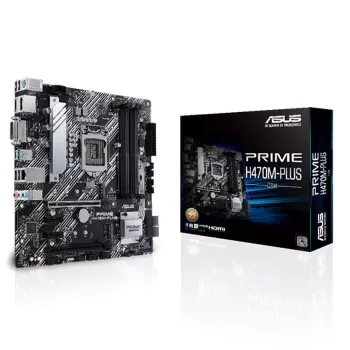 לוח אם Asus PRIME H470M-PLUS DDR4 DIMM LGA1200