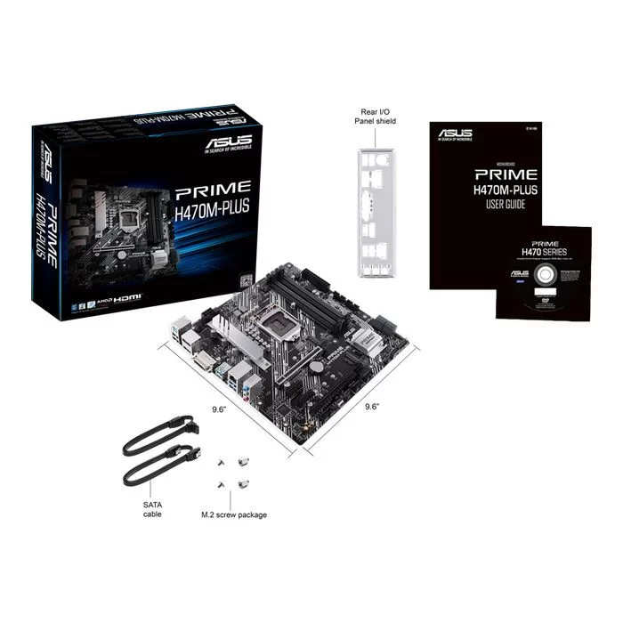 Motherboard Asus PRIME H470M-PLUS DDR4 DIMM LGA1200