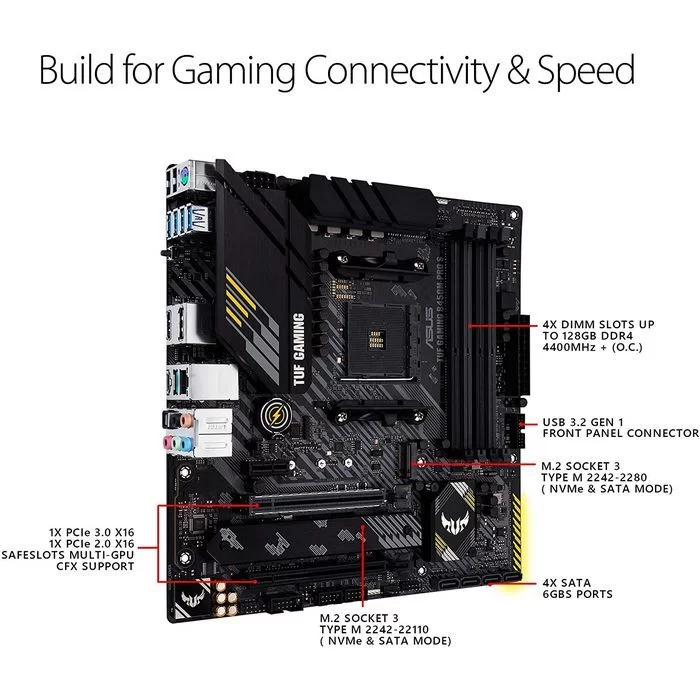 Motherboard Asus TUF GAMING B450M-PRO S DDR4 DIMM AM4