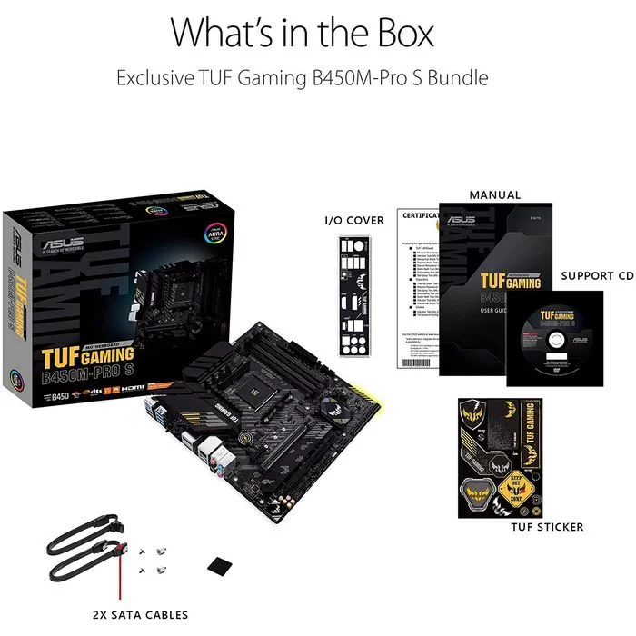 Motherboard Asus TUF GAMING B450M-PRO S DDR4 DIMM AM4