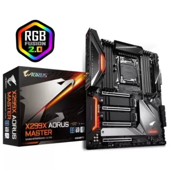 Материнская Плата Gigabyte X299X AORUS MASTER DDR4 LGA2066 - официальный импортер Материнская Плата Gigabyte X299X AORUS MASTER DDR4 LGA2066 - официальный импортер