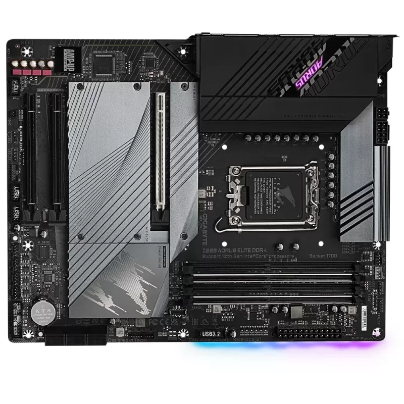 לוח אם Gigabyte Z690 AORUS ELITE DDR4 DDR4 DIMM LGA1700 לוח אם Gigabyte Z690 AORUS ELITE DDR4 DDR4 DIMM LGA1700