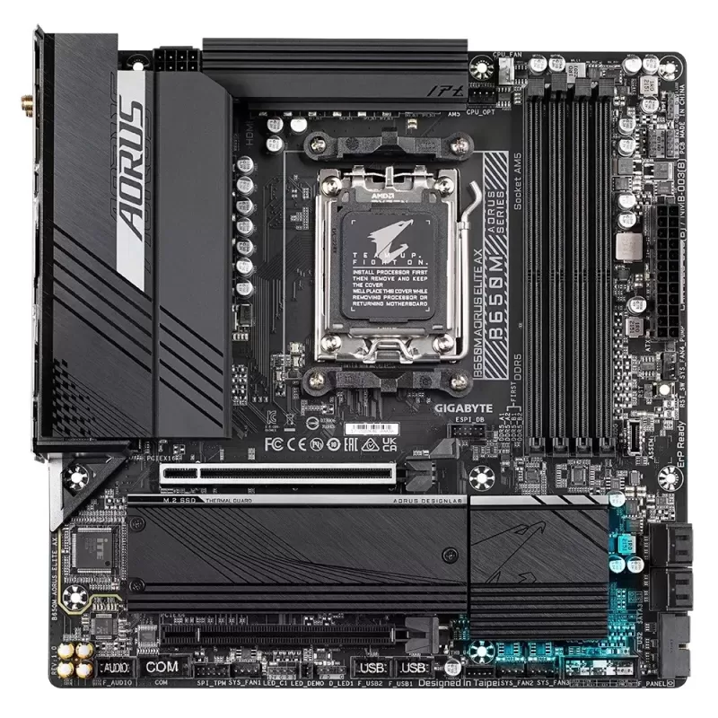 לוח אם Gigabyte B650M AORUS ELITE AX DDR5 DIMM AM5