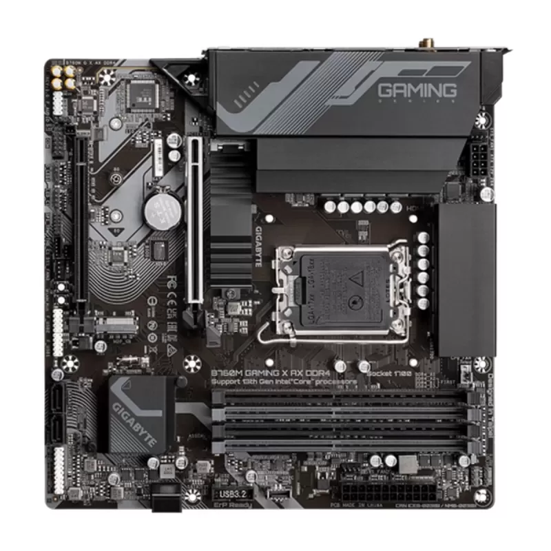 Motherboard Gigabyte B760M GAMING X AX DDR4 DDR4 DIMM LGA1700 Motherboard Gigabyte B760M GAMING X AX DDR4 DDR4 DIMM LGA1700