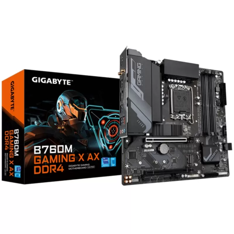Motherboard Gigabyte B760M GAMING X AX DDR4 DDR4 DIMM LGA1700 Motherboard Gigabyte B760M GAMING X AX DDR4 DDR4 DIMM LGA1700