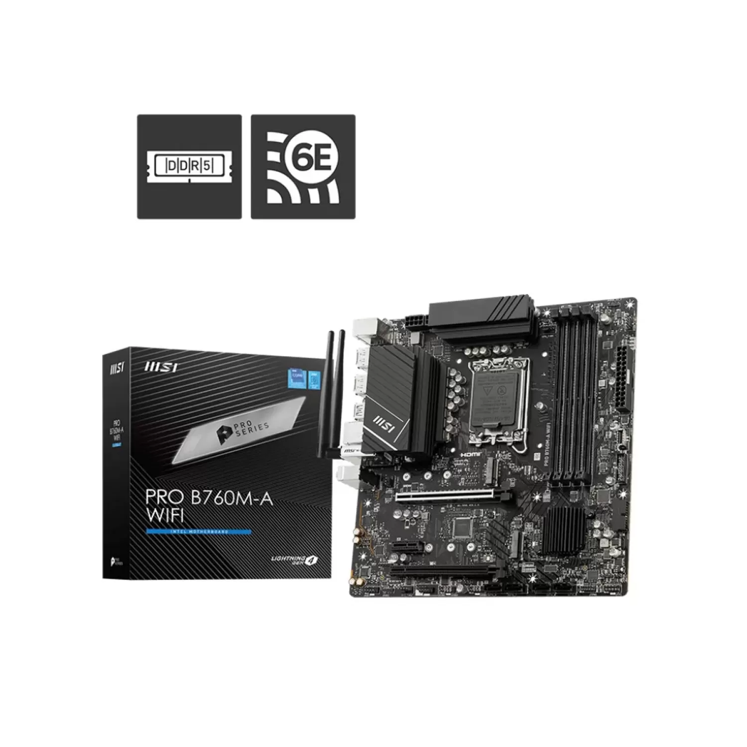 Motherboard MSI PRO B760M-A WIFI DDR5 LGA1700