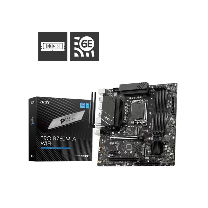 Motherboard MSI PRO B760M-A WIFI DDR5 LGA1700