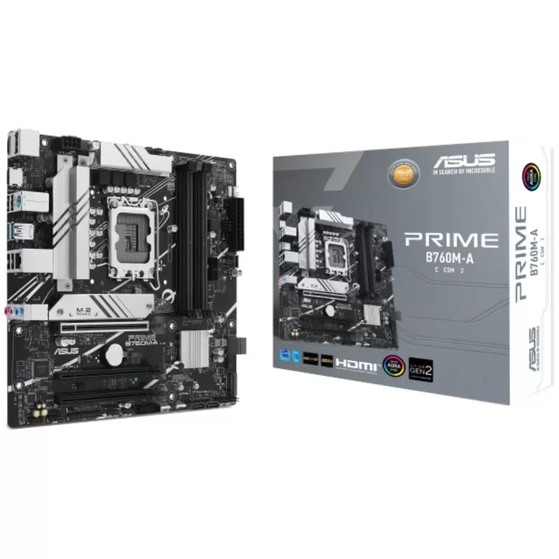 לוח אם Asus PRIME B760M-A-CSM DDR5 DIMM LGA1700