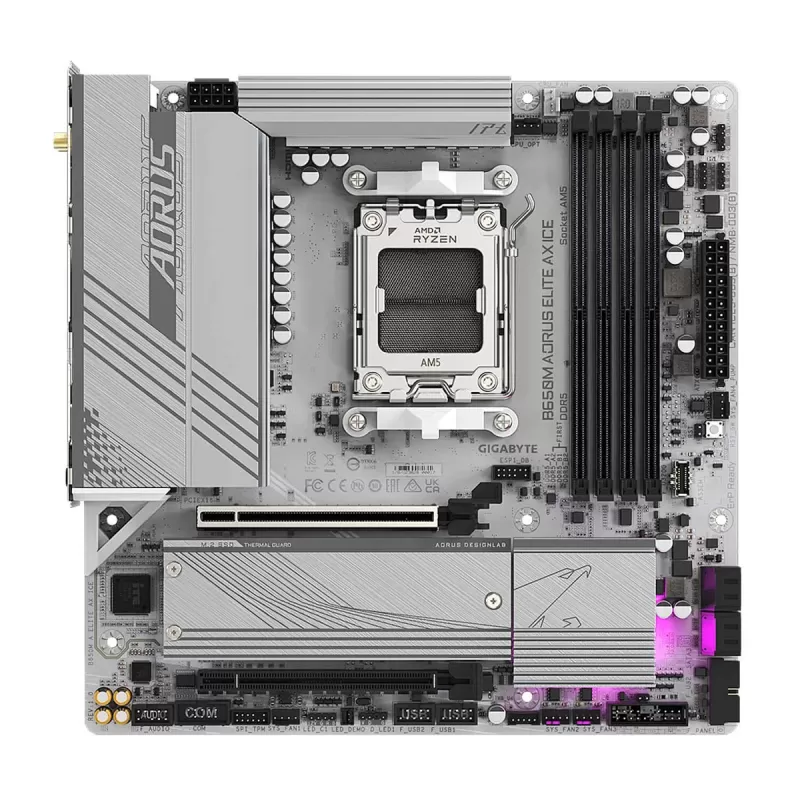 Motherboard Gigabyte B650M AORUS ELITE AX ICE DDR5 DIMM AM5