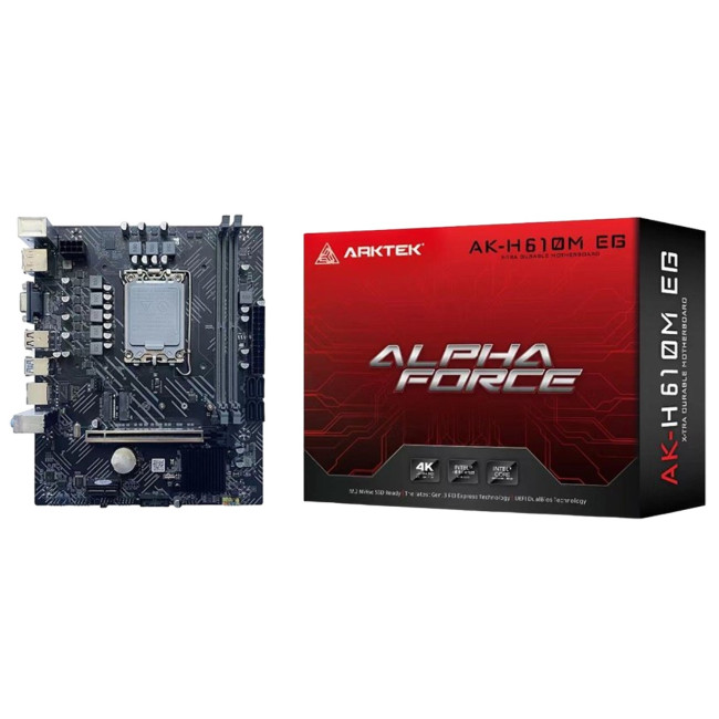 Материнская Плата ARKTEK H610 AK-H610M EG DDR4 LGA1700