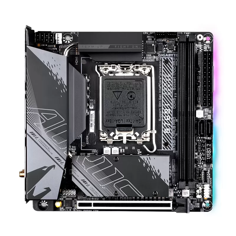 לוח אם Gigabyte B760I AORUS PRO DDR5 LGA1700 - יבואן רשמי