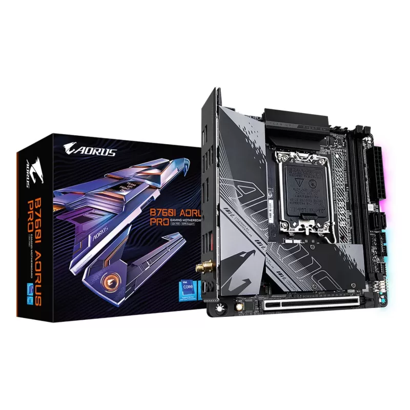 לוח אם Gigabyte B760I AORUS PRO DDR5 LGA1700 - יבואן רשמי