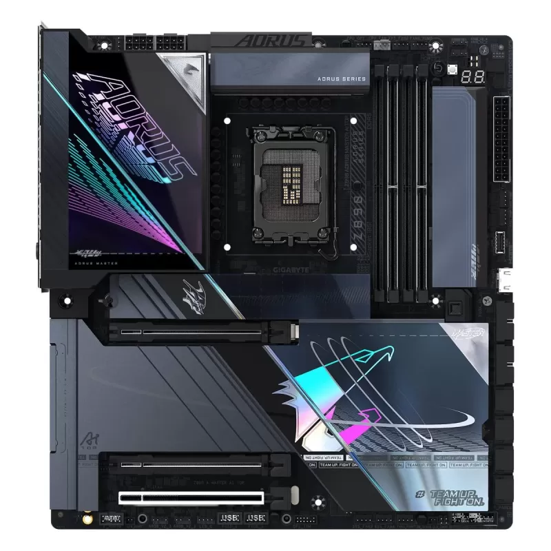 לוח אם Gigabyte Z890 AORUS MASTER AI TOP DDR5 LGA1851 לוח אם Gigabyte Z890 AORUS MASTER AI TOP DDR5 LGA1851