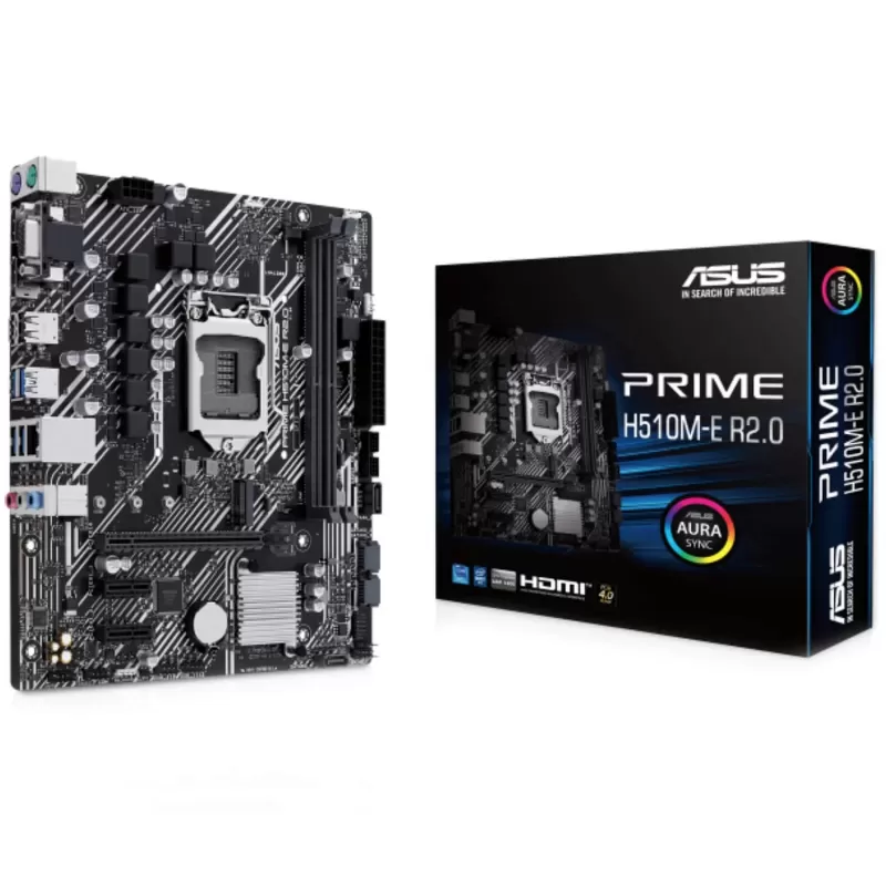 Материнская Плата Asus Prime H510M-E R2.0 DDR4 LGA1200 Материнская Плата Asus Prime H510M-E R2.0 DDR4 LGA1200