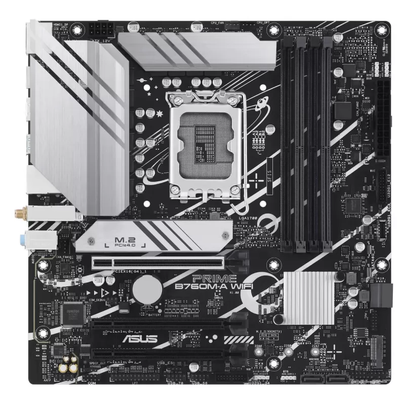 לוח אם Asus PRIME B760M-A WiFi DDR5 LGA1700 לוח אם Asus PRIME B760M-A WiFi DDR5 LGA1700
