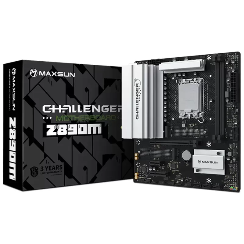 Материнская Плата MAXSUN Challenger Z890M DDR5 LGA1851 Материнская Плата MAXSUN Challenger Z890M DDR5 LGA1851