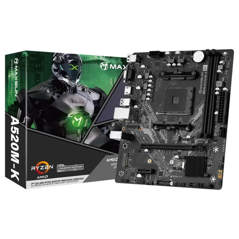 Материнская Плата MAXSUN Challenger A520M-K DDR4 AM4
