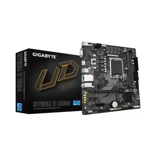 לוח אם Gigabyte B760M H DDR4 DDR4 DIMM LGA1700