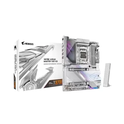 לוח אם Gigabyte X870E A MASTER X ICE DDR5 AM5 - יבואן רשמי