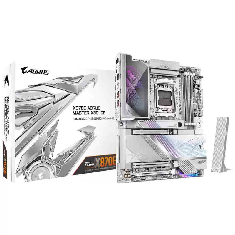 לוח אם Gigabyte X870E A MASTER X ICE DDR5 AM5 - יבואן רשמי