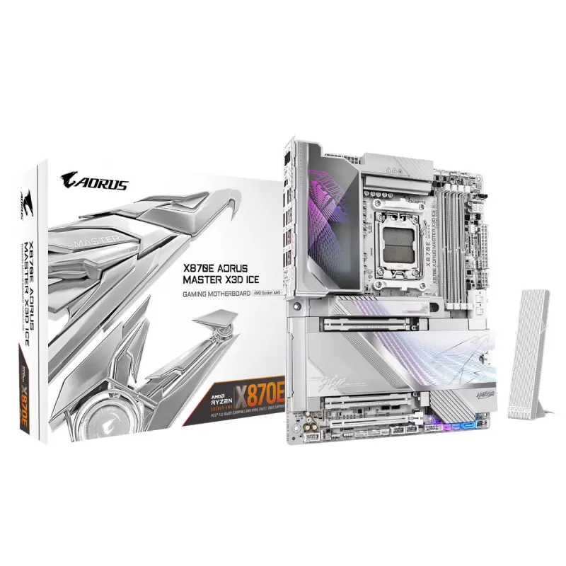 לוח אם Gigabyte X870E A MASTER X ICE DDR5 AM5 - יבואן רשמי