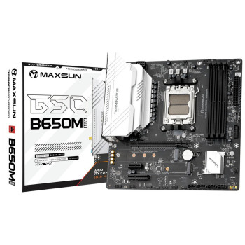 Материнская Плата MAXSUN Terminator B650M WiFi6 DDR5 AM5 Материнская Плата MAXSUN Terminator B650M WiFi6 DDR5 AM5