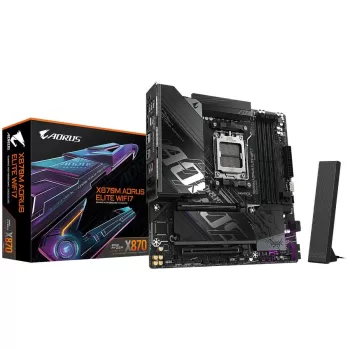 Материнская Плата Gigabyte X870M AORUS ELITE WiFi7 DDR5 AM5