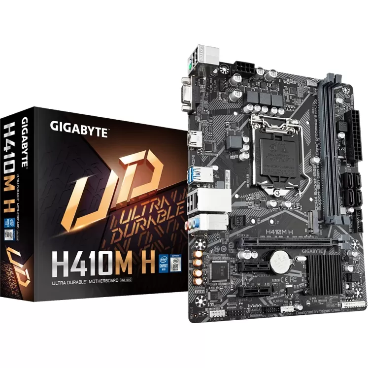 Материнская Плата Gigabyte H410M H DDR4 LGA1200 Состояние:б/у - официальный импортер