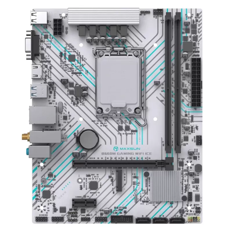 Motherboard MAXSUN B660M GAMING WIFI ICE DDR4 LGA1700 Motherboard MAXSUN B660M GAMING WIFI ICE DDR4 LGA1700