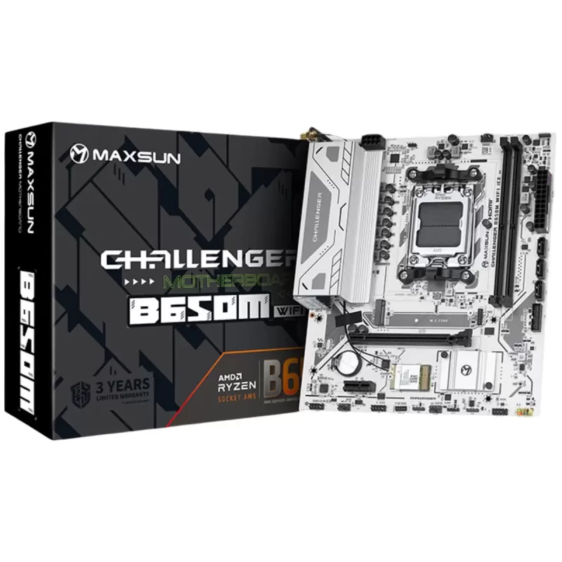 לוח אם MAXSUN Challenger B650M WiFi ICE V2 DDR5 AM5