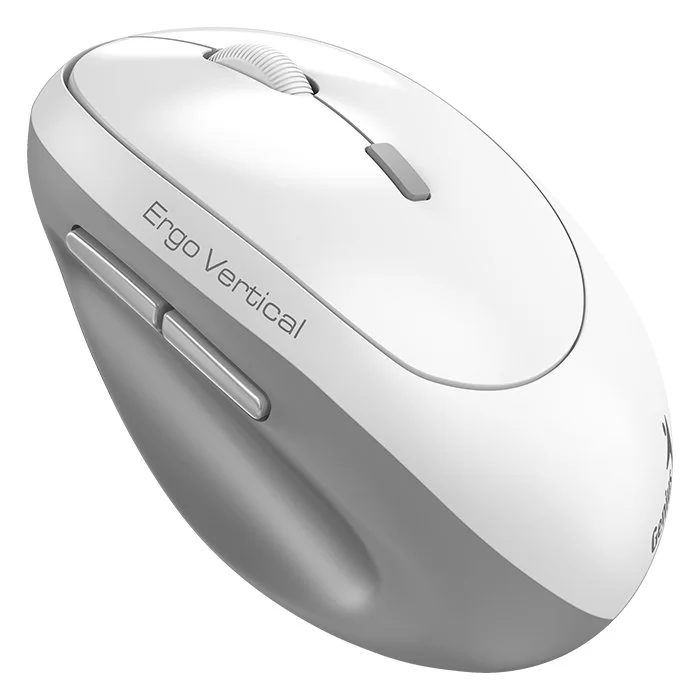 Мышь Genius Ergo 8350S серый, белый Мышь Genius Ergo 8350S серый, белый