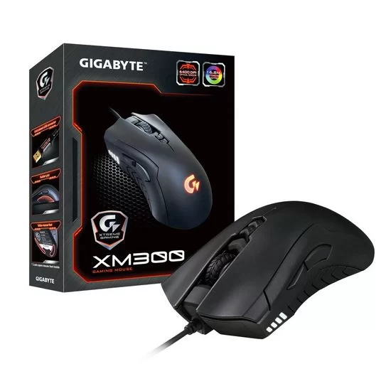עכבר גיימינג Gigabyte XM300 צבע שחור - יבואן רשמי