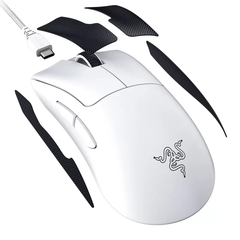 Беспроводная Игровая Мышь RAZER DEATHADDER V3 PRO white