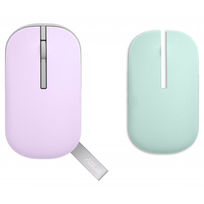 Wireless Mouse ASUS Marshmallow MD100 סגול, ירוק Wireless Mouse ASUS Marshmallow MD100 סגול, ירוק