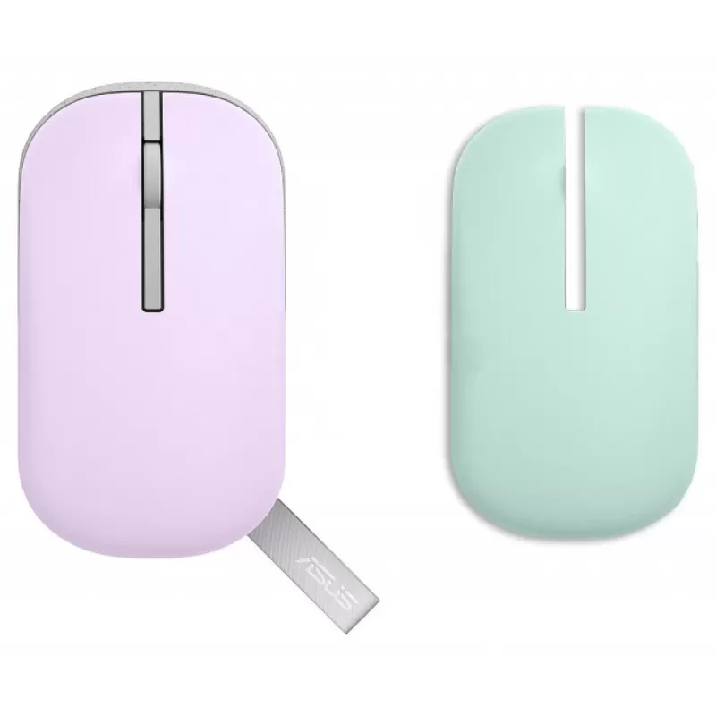 Беспроводная Мышь Asus Marshmallow MD100 фиолетовый, зеленый Беспроводная Мышь Asus Marshmallow MD100 фиолетовый, зеленый