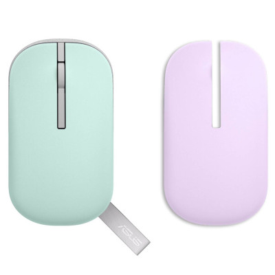 Wireless Mouse ASUS Marshmallow MD100 סגול, ירוק Wireless Mouse ASUS Marshmallow MD100 סגול, ירוק