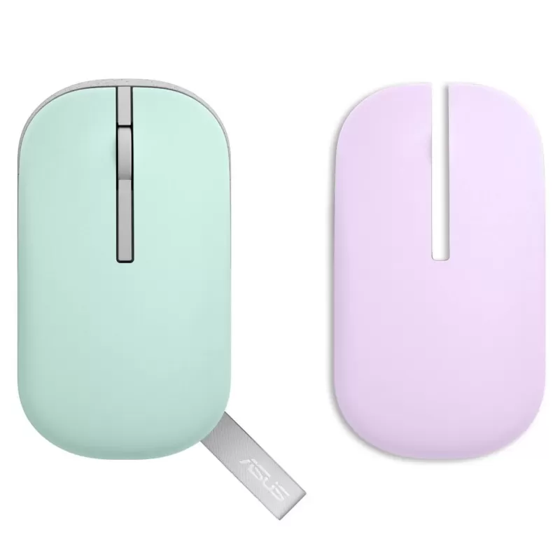 Беспроводная Мышь Asus Marshmallow MD100 фиолетовый, зеленый Беспроводная Мышь Asus Marshmallow MD100 фиолетовый, зеленый