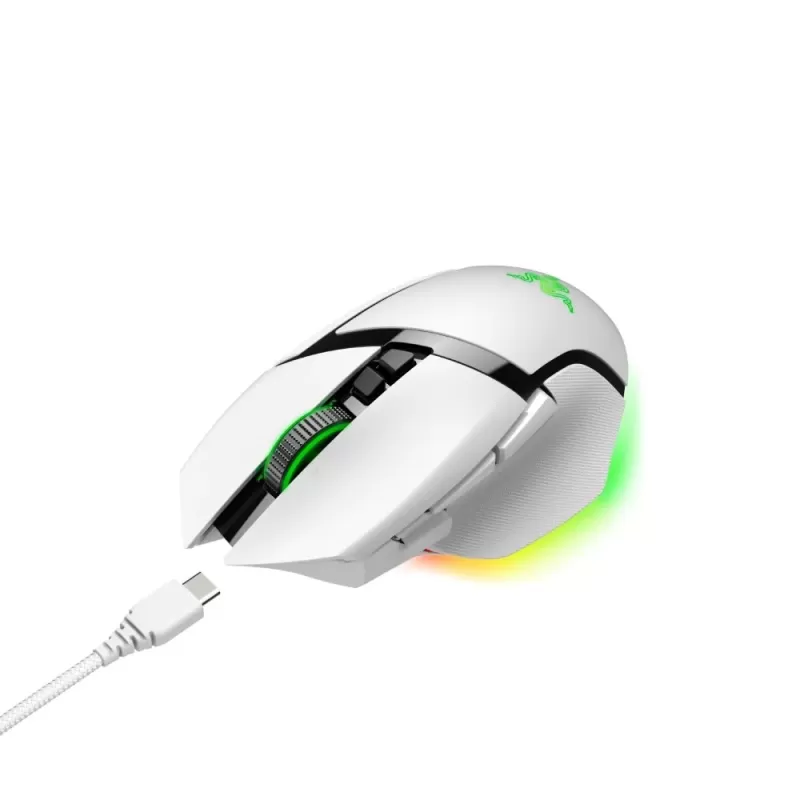 עכבר גיימינג אלחוטי RAZER Basilisk V3 Pro לבן