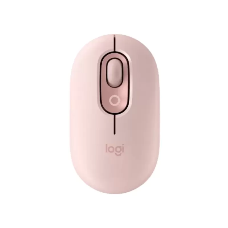 Wireless Mouse Logitech POP EMOJI pink