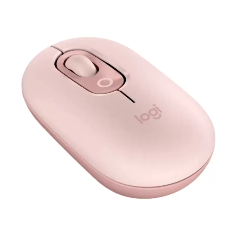Wireless Mouse Logitech POP EMOJI pink