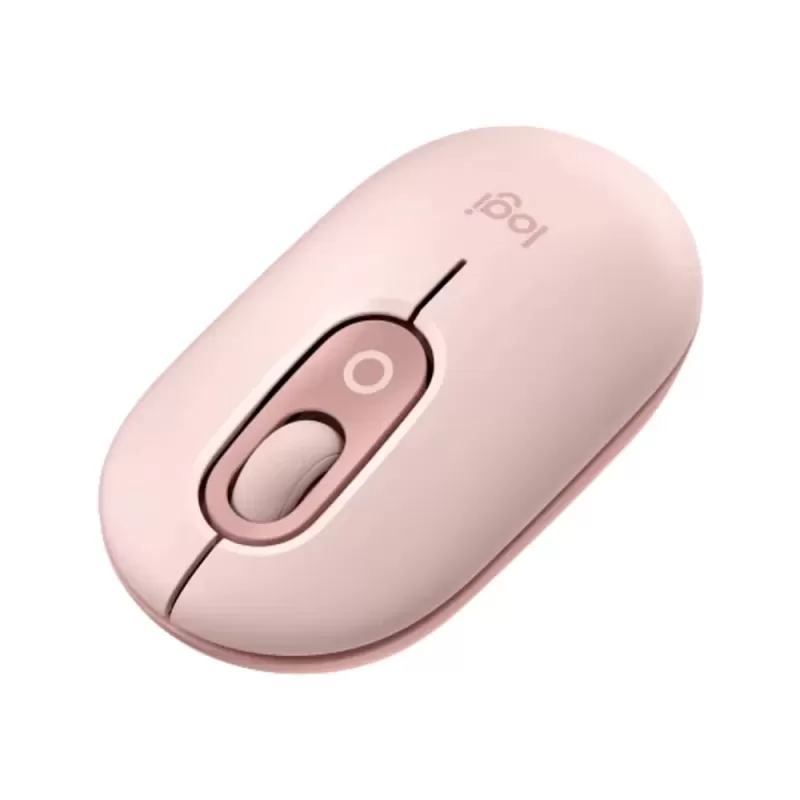 Wireless Mouse Logitech POP EMOJI pink