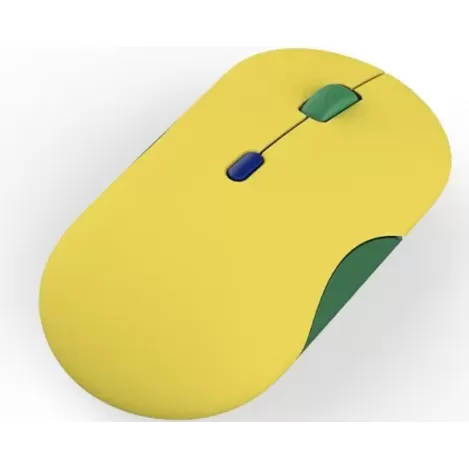 Wireless Mouse Lenovo 350 Bluetooth Silent Mouse (Fan Edition - Brazil) Color:yellow, green