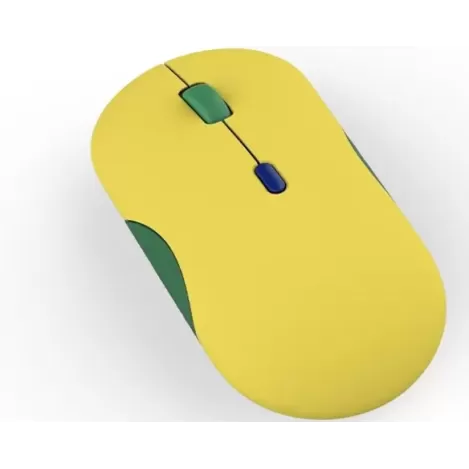 Wireless Mouse Lenovo 350 Bluetooth Silent Mouse (Fan Edition - Brazil) Color:yellow, green